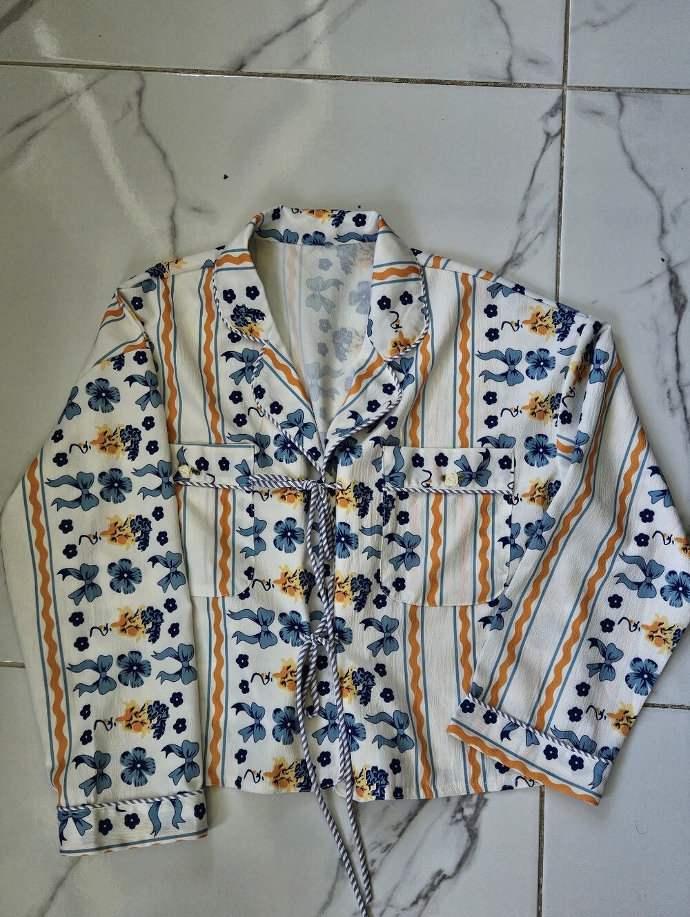 multi color casual lounge shirt